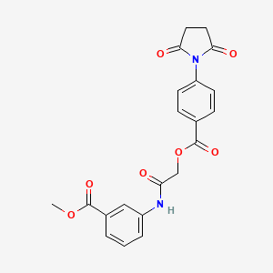 Methyl 3-{[({[4-(2,5-dioxopyrrolidin-1-yl)phenyl]carbonyl}oxy)acetyl]amino}benzoate