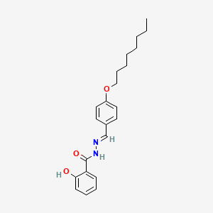 2-Hydroxy-N'-[(E)-[4-(octyloxy)phenyl]methylidene]benzohydrazide