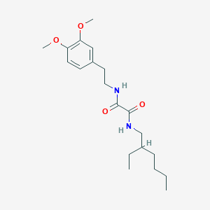 N-[2-(3,4-dimethoxyphenyl)ethyl]-N'-(2-ethylhexyl)ethanediamide