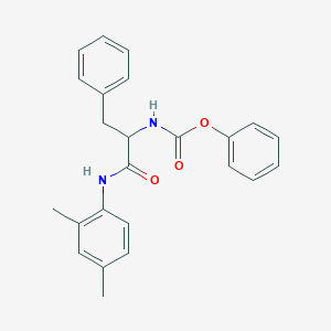 molecular formula C24H24N2O3 B11534660 N-(2,4-dimethylphenyl)-Nalpha-(phenoxycarbonyl)phenylalaninamide 