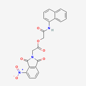 2-(naphthalen-1-ylamino)-2-oxoethyl (4-nitro-1,3-dioxo-1,3-dihydro-2H-isoindol-2-yl)acetate