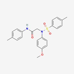 2-[N-(4-Methoxyphenyl)4-methylbenzenesulfonamido]-N-(4-methylphenyl)acetamide