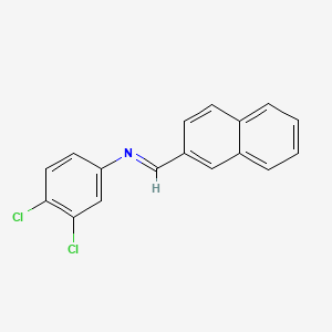 3,4-dichloro-N-[(E)-naphthalen-2-ylmethylidene]aniline