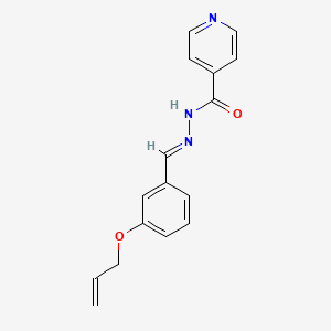 4-Allyloxybenzaldehyde isonicotinoyl hydrazone