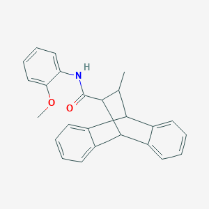 N-(2-methoxyphenyl)-12-methyl-9,10-dihydro-9,10-ethanoanthracene-11-carboxamide