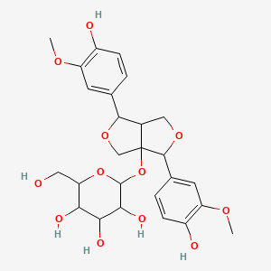 molecular formula C26H32O12 B1153517 8-Hydroxypinoresinol 8-glucoside CAS No. 81495-71-8