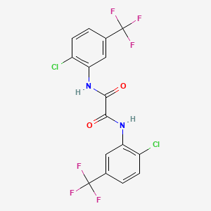 N,N'-bis[2-chloro-5-(trifluoromethyl)phenyl]ethanediamide