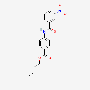 Pentyl 4-[(3-nitrobenzoyl)amino]benzoate