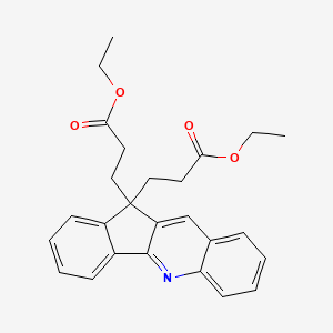 ethyl 3-[11-(3-ethoxy-3-oxopropyl)-11H-indeno[1,2-b]quinolin-11-yl]propanoate