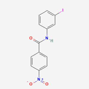 molecular formula C13H9IN2O3 B11535336 N-(3-iodophenyl)-4-nitrobenzamide 