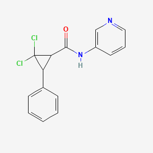 2,2-dichloro-3-phenyl-N-(pyridin-3-yl)cyclopropanecarboxamide