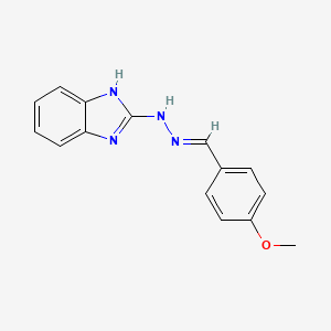 2-[(2E)-2-(4-methoxybenzylidene)hydrazinyl]-1H-benzimidazole