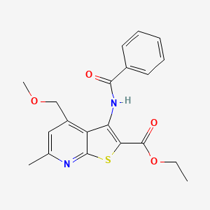 Ethyl 3-benzamido-4-(methoxymethyl)-6-methylthieno[2,3-b]pyridine-2-carboxylate