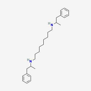 molecular formula C27H42N2 B11535675 N-(1-methyl-2-phenylethyl)-N-{9-[(1-methyl-2-phenylethyl)amino]nonyl}amine 