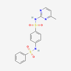 4-Benzenesulfonylamino-N-(4-methyl-pyrimidin-2-yl)-benzenesulfonamide