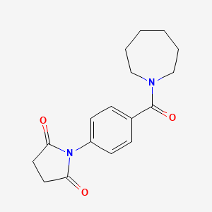 1-[4-(Azepane-1-carbonyl)phenyl]pyrrolidine-2,5-dione