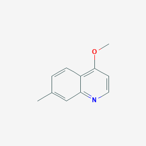 molecular formula C11H11NO B115360 4-Methoxy-7-methylquinoline CAS No. 141813-06-1