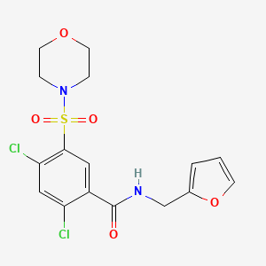 2,4-Dichloro-N-furan-2-ylmethyl-5-(morpholine-4-sulfonyl)-benzamide