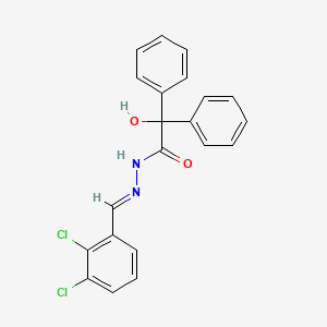 N'-[(E)-(2,3-dichlorophenyl)methylidene]-2-hydroxy-2,2-diphenylacetohydrazide