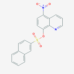 5-Nitroquinolin-8-yl naphthalene-2-sulfonate