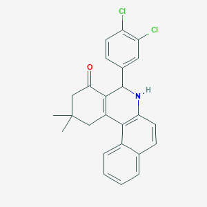 5-(3,4-dichlorophenyl)-2,2-dimethyl-2,3,5,6-tetrahydrobenzo[a]phenanthridin-4(1H)-one