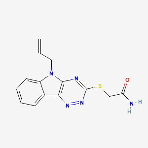 2-(9-Allyl-9H-1,3,4,9-tetraaza-fluoren-2-ylsulfanyl)-acetamide