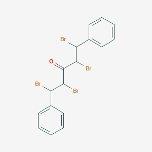 1,2,4,5-Tetrabromo-1,5-diphenyl-3-pentanone