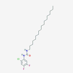 molecular formula C25H41ClF2N2O B11536823 1-(2-Chloro-4,5-difluorophenyl)-3-octadecylurea 