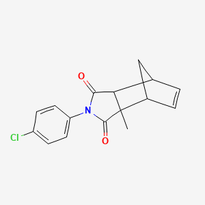 2-(4-chlorophenyl)-3a-methyl-3a,4,7,7a-tetrahydro-1H-4,7-methanoisoindole-1,3(2H)-dione