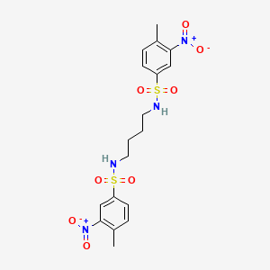 N,N'-butane-1,4-diylbis(4-methyl-3-nitrobenzenesulfonamide)