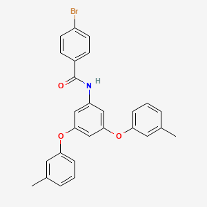 N-[3,5-bis(3-methylphenoxy)phenyl]-4-bromobenzamide