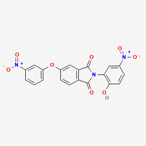 2-(2-hydroxy-5-nitrophenyl)-5-(3-nitrophenoxy)-1H-isoindole-1,3(2H)-dione