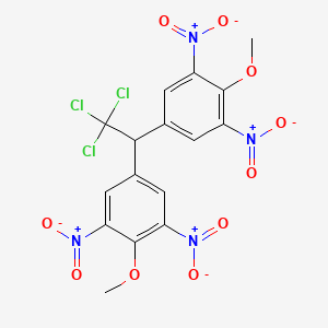 2-Methoxy-1,3-dinitro-5-[2,2,2-trichloro-1-(4-methoxy-3,5-dinitrophenyl)ethyl]benzene