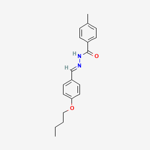 N'-[(E)-(4-Butoxyphenyl)methylidene]-4-methylbenzohydrazide