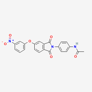 N-{4-[5-(3-nitrophenoxy)-1,3-dioxo-1,3-dihydro-2H-isoindol-2-yl]phenyl}acetamide