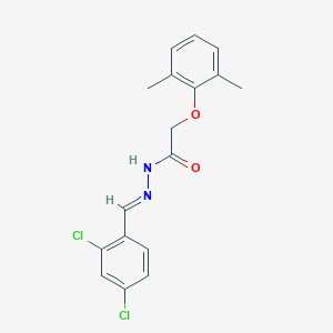 N'-[(E)-(2,4-dichlorophenyl)methylidene]-2-(2,6-dimethylphenoxy)acetohydrazide