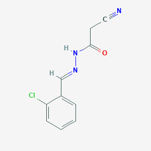 N'-[(E)-(2-chlorophenyl)methylidene]-2-cyanoacetohydrazide