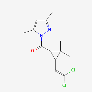 [3-(2,2-dichloroethenyl)-2,2-dimethylcyclopropyl](3,5-dimethyl-1H-pyrazol-1-yl)methanone