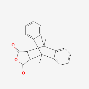 molecular formula C20H16O3 B11537631 9,10,11,15-Tetrahydro-9,10-dimethyl-9,10[3a(2),4a(2)]-furanoanthracene-12,14-dione CAS No. 14639-62-4