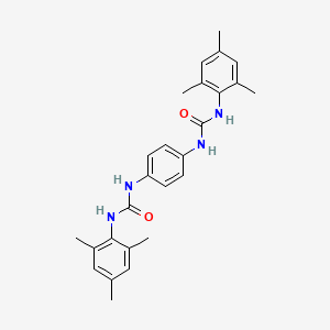 molecular formula C26H30N4O2 B11537739 1,1'-Benzene-1,4-diylbis[3-(2,4,6-trimethylphenyl)urea] 