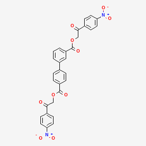 Bis[2-(4-nitrophenyl)-2-oxoethyl] biphenyl-3,4'-dicarboxylate