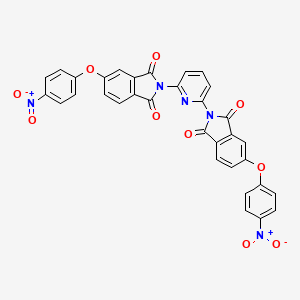 2,2'-pyridine-2,6-diylbis[5-(4-nitrophenoxy)-1H-isoindole-1,3(2H)-dione]