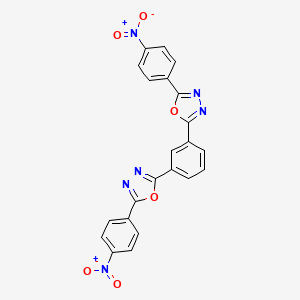 1,3,4-Oxadiazole, 2,2'-(1,3-phenylene)bis[5-(4-nitrophenyl)-