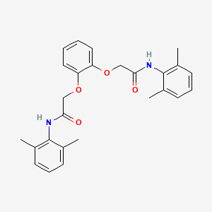 N-(2,6-dimethylphenyl)-2-(2-{[(2,6-dimethylphenyl)carbamoyl]methoxy}phenoxy)acetamide