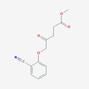 Methyl 5-(2-cyanophenoxy)-4-oxopentanoate