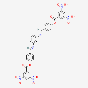 benzene-1,3-diylbis[nitrilo(E)methylylidenebenzene-4,1-diyl] bis(3,5-dinitrobenzoate)