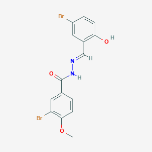 3-bromo-N'-[(E)-(5-bromo-2-hydroxyphenyl)methylidene]-4-methoxybenzohydrazide