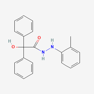 2-Hydroxy-N'-(2-methylphenyl)-2,2-diphenylacetohydrazide