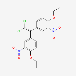 4-[2,2-Dichloro-1-(4-ethoxy-3-nitrophenyl)ethenyl]-1-ethoxy-2-nitrobenzene