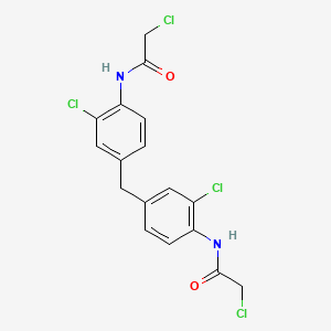 N,N'-[methanediylbis(2-chlorobenzene-4,1-diyl)]bis(2-chloroacetamide)